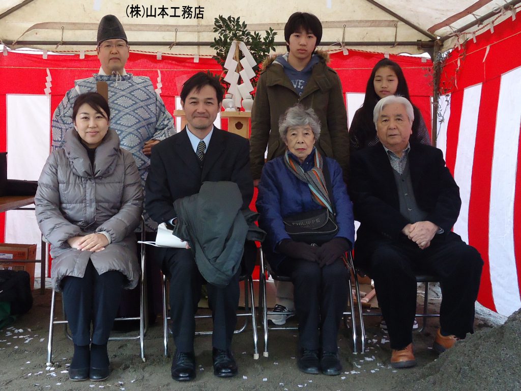 豊島区高田木造住宅　地鎮祭　高田氷川神社